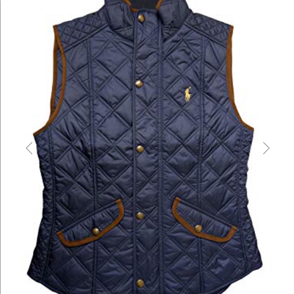 Polo Ralph Lauren Women's Quilted Vest- Navy